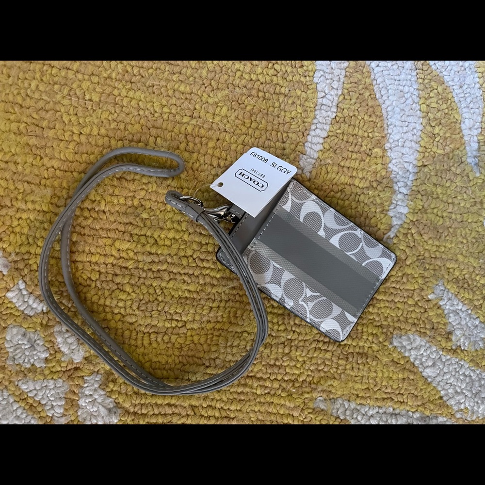 ID lanyard in signature canvas